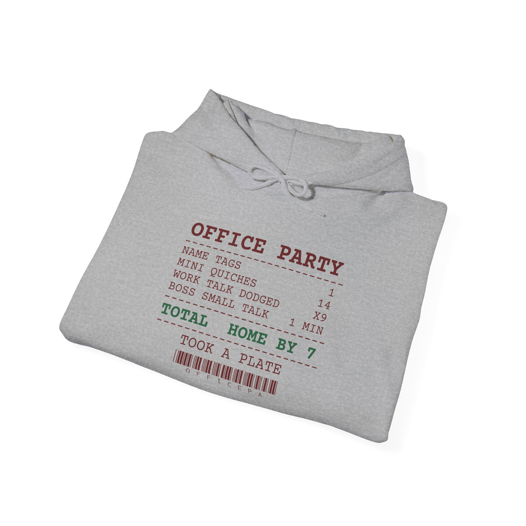 Funny Christmas Coworker Hoodie Mini Quiches 14 Office Party Receipt