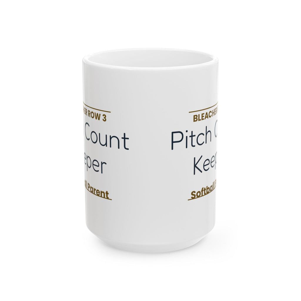 Funny Softball Coffee Mug Pitch Count Keeper For Softball Parents