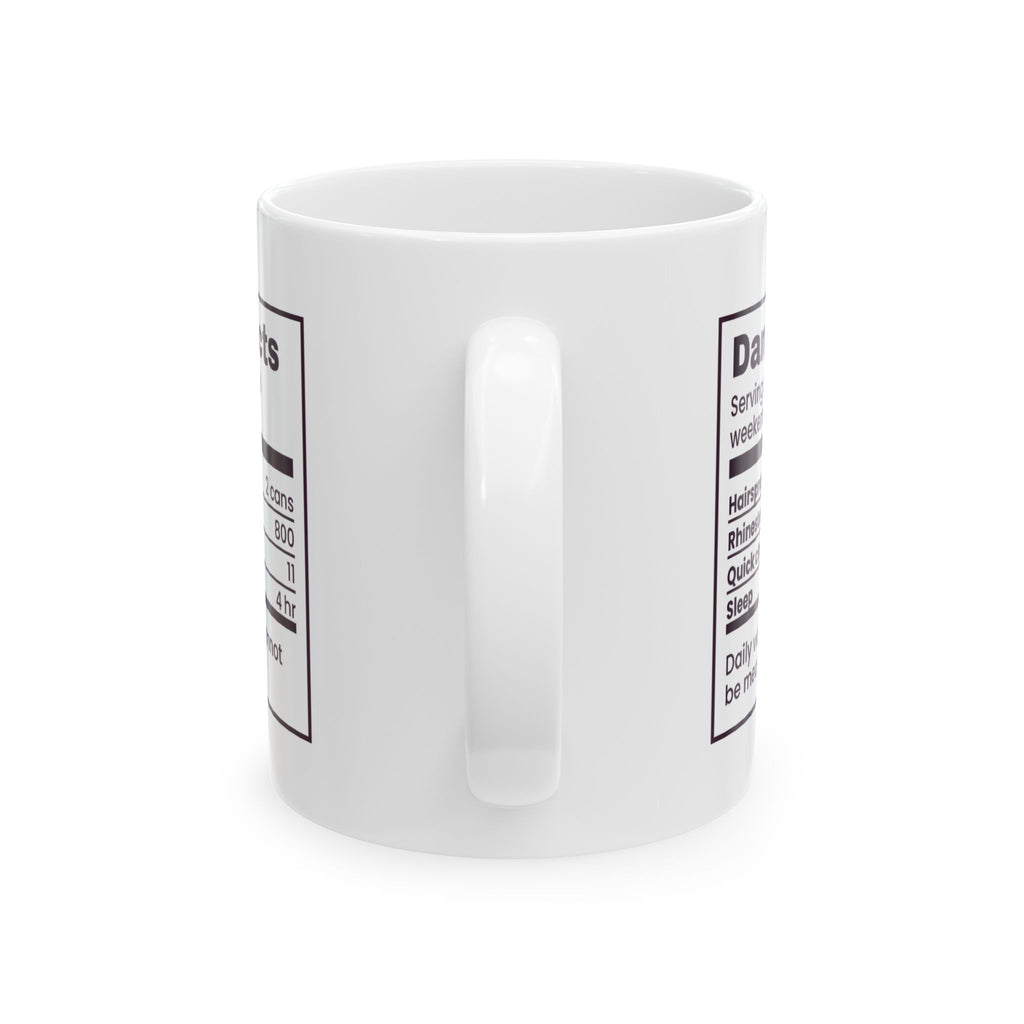 Funny Dance Coffee Mug Recital Weekend Nutrition Facts For Dancers