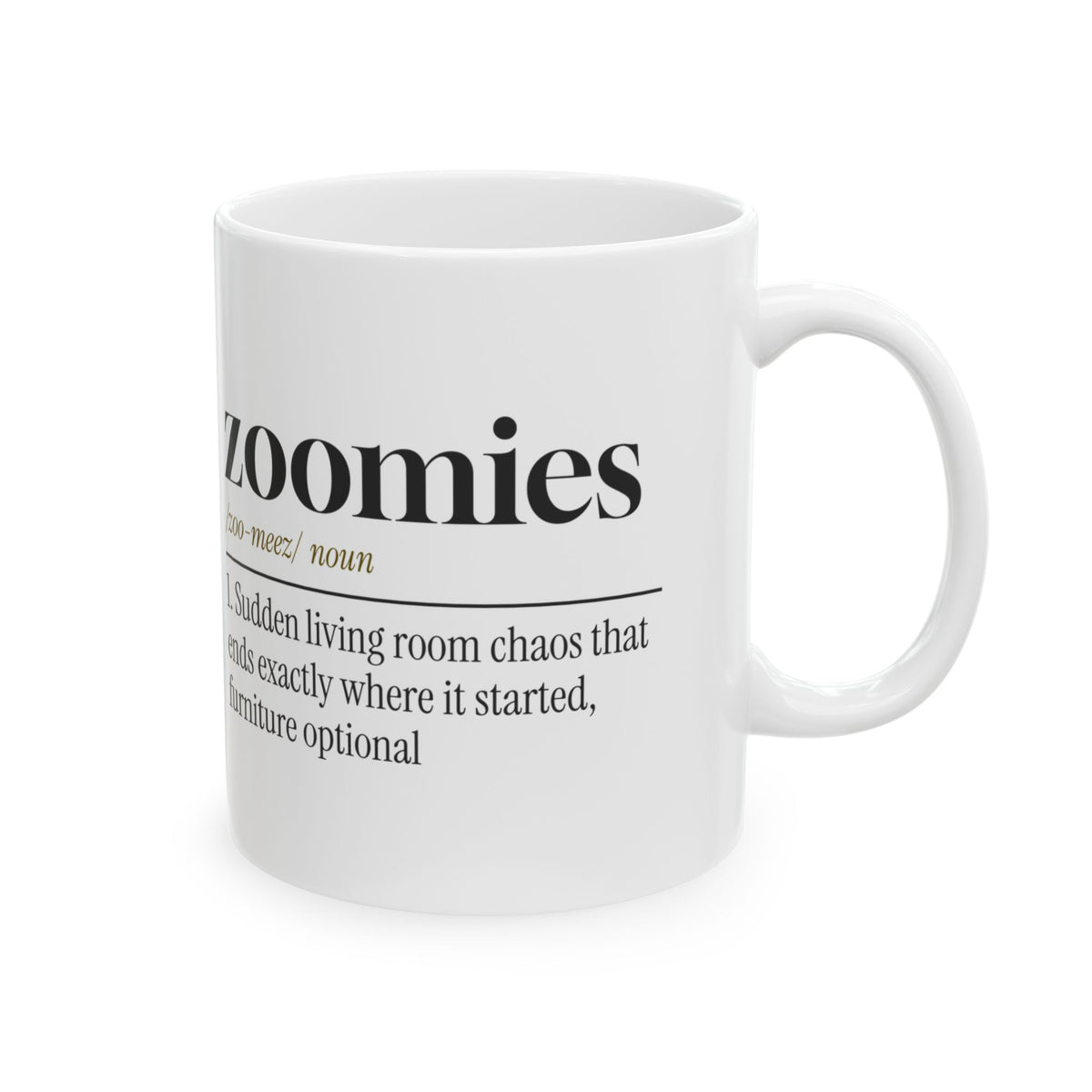 Dog Dad Coffee Mug Zoomies Chaos Then Stops