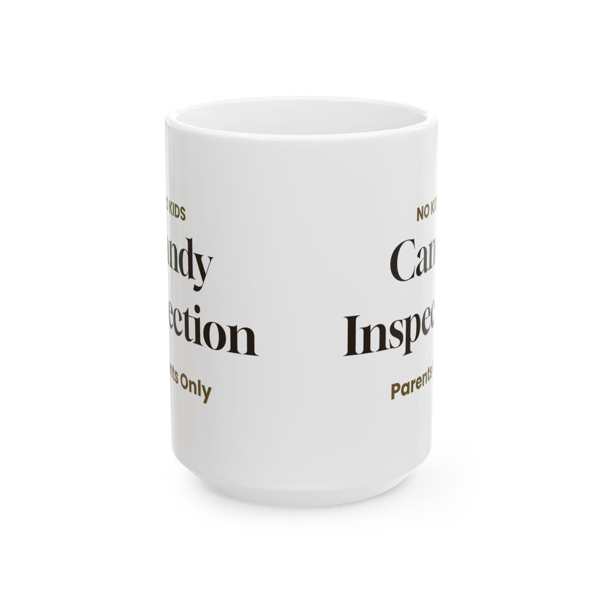 Funny Easter Candy Inspection Sign Coffee Mug For Parents