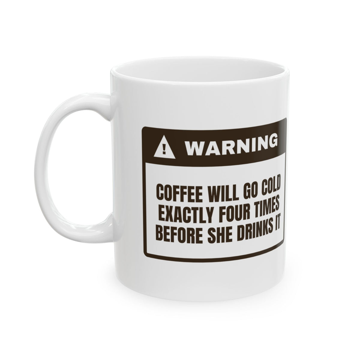 Funny Mom Warning Coffee Mug Cold Coffee For Wife