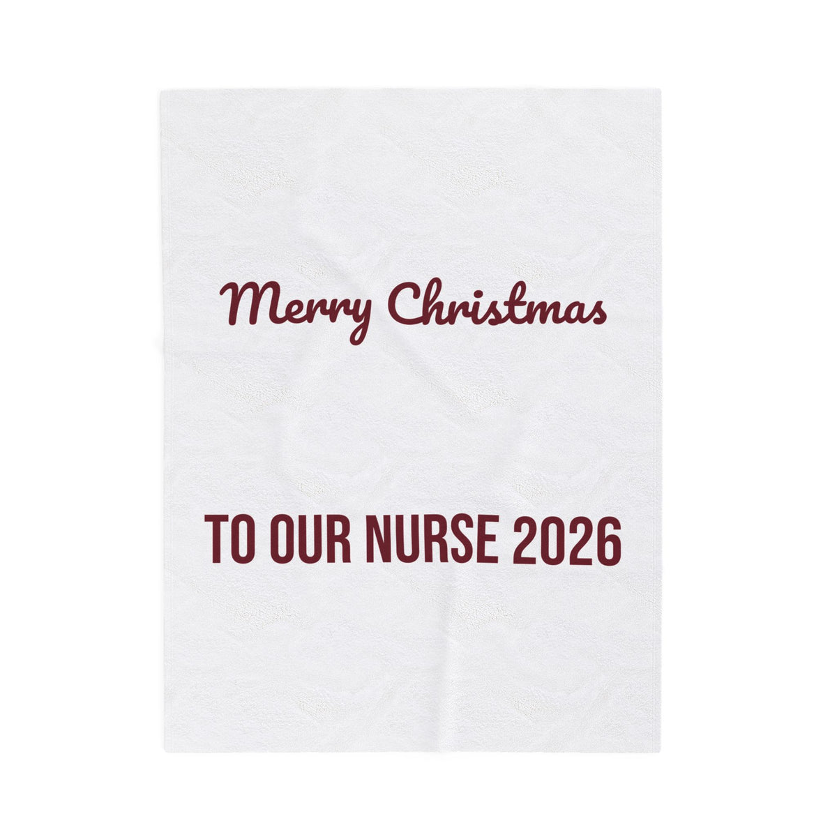 Christmas Nurse Throw Blanket Merry Christmas To Our Nurse 2026