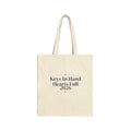First Christmas In New Home Tote Bag Keys In Hand Hearts Full 2026
