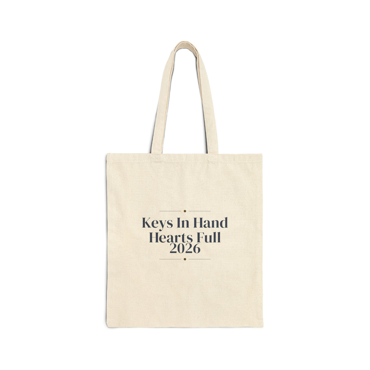 First Christmas In New Home Tote Bag Keys In Hand Hearts Full 2026