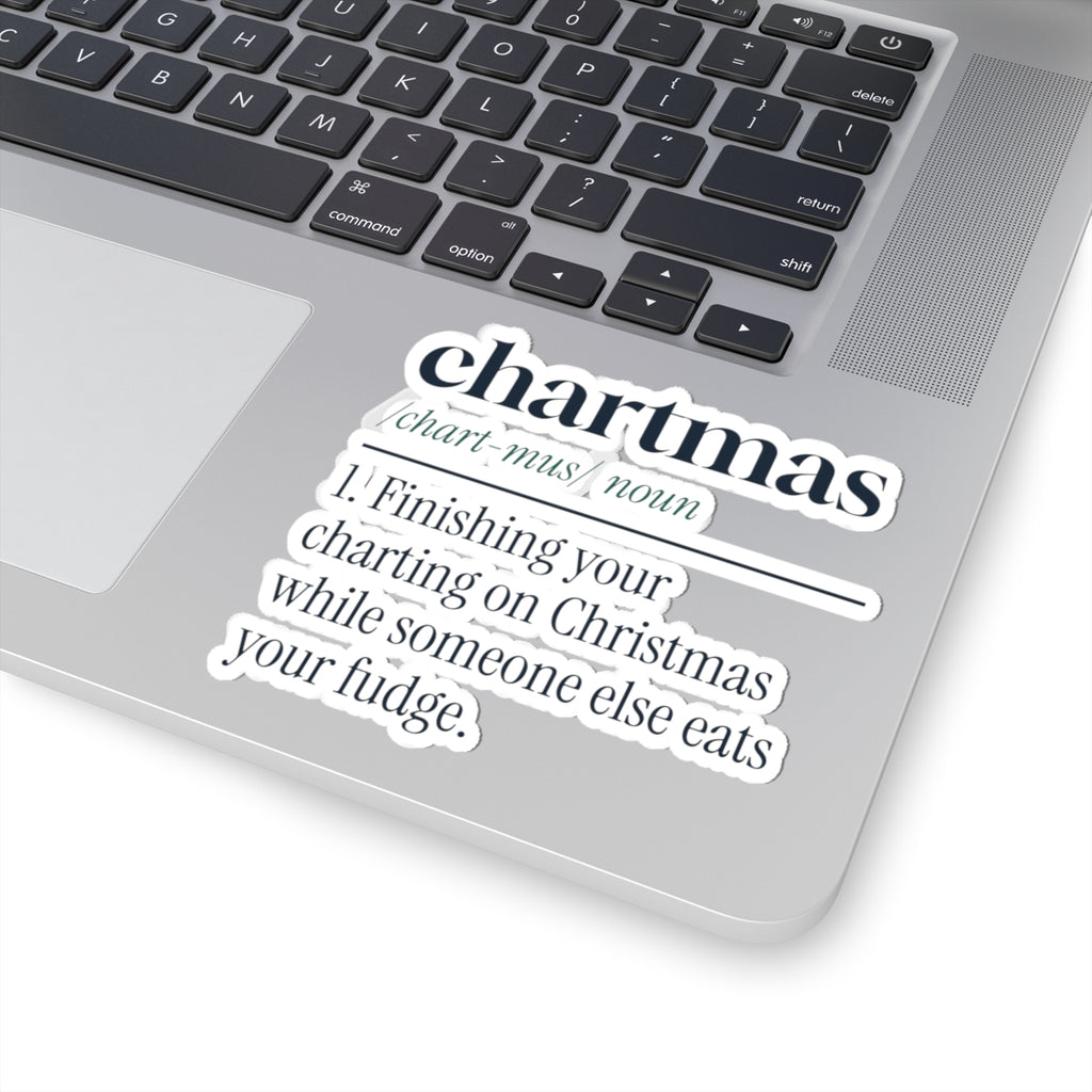 Funny Christmas Nurse Sticker Chartmas Definition For Nurses
