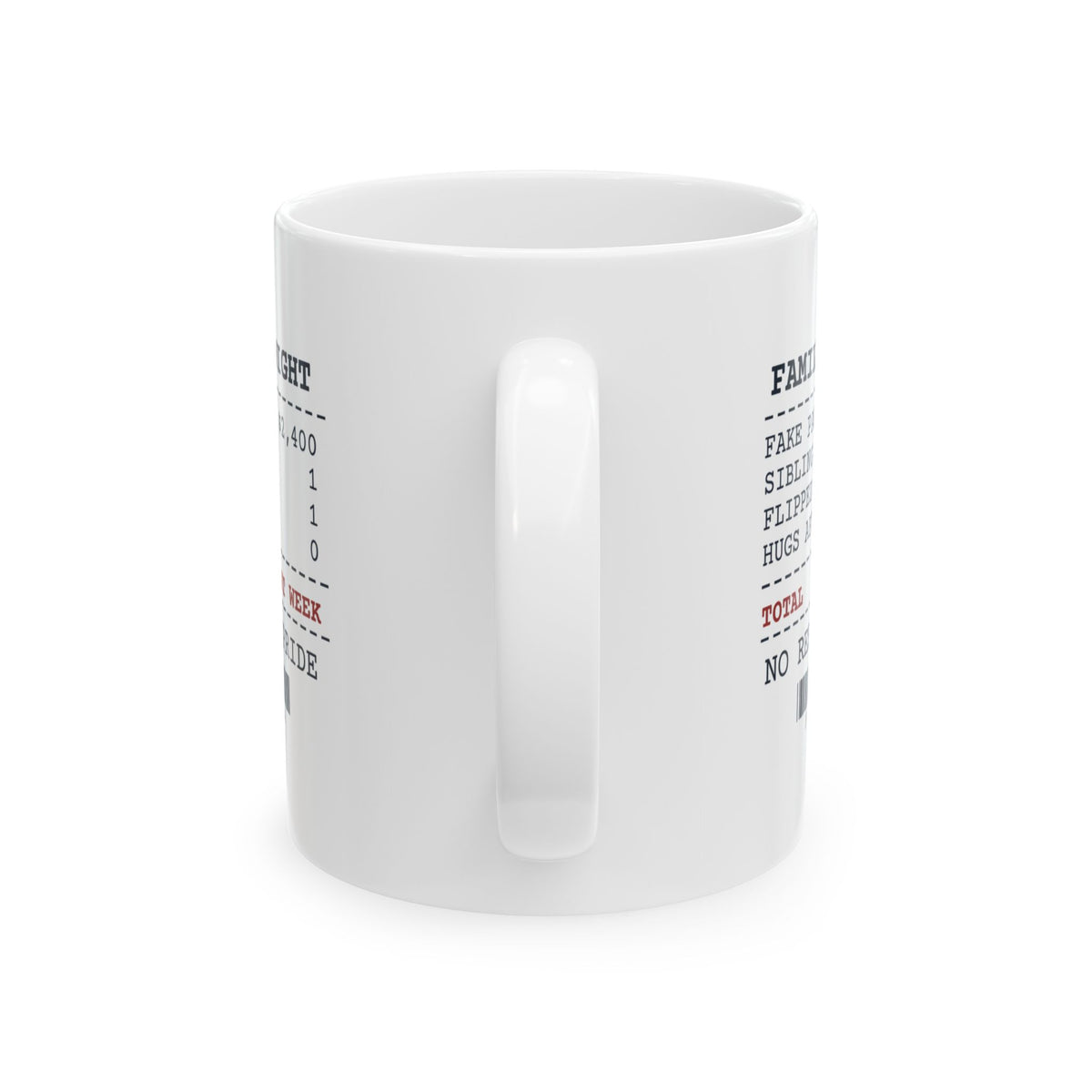 Family Game Night Coffee Mug No Refunds On Pride