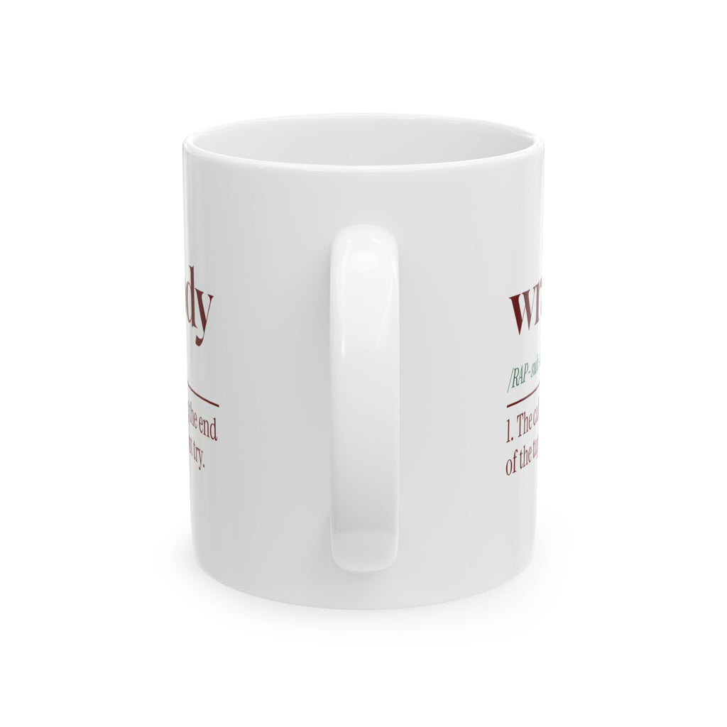 Funny Christmas Coffee Mug Wrapsody Dictionary Definition