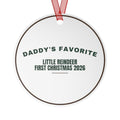 Christmas Ornament 2026 Daddy's Little Reindeer First Christmas