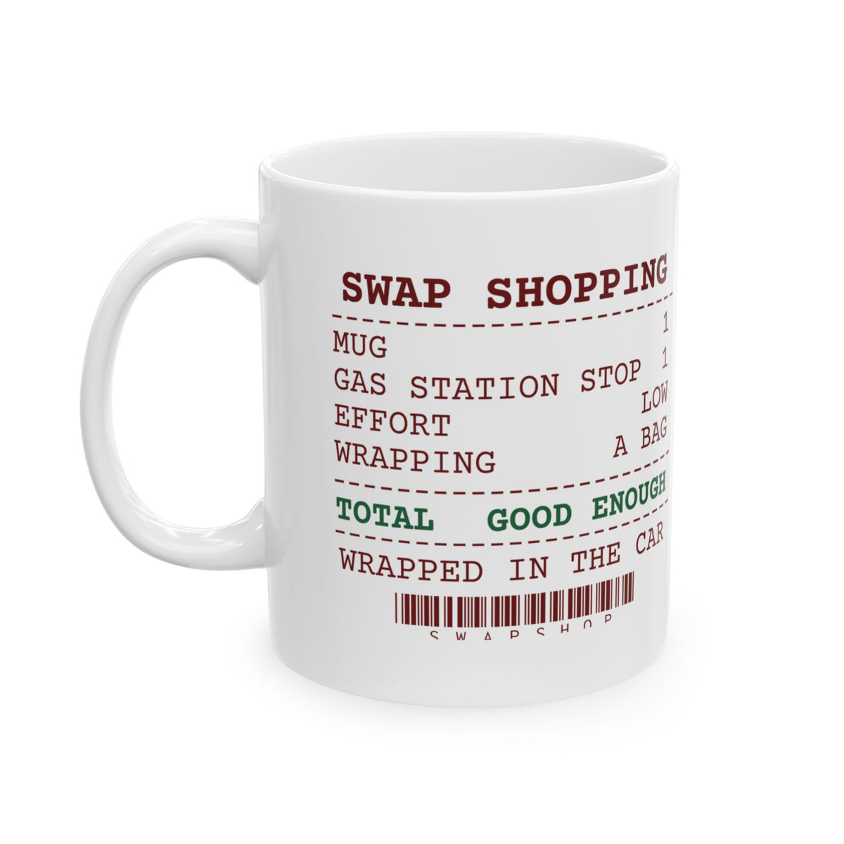 Funny White Elephant Coffee Mug Gas Station Find Wrapped In The Car