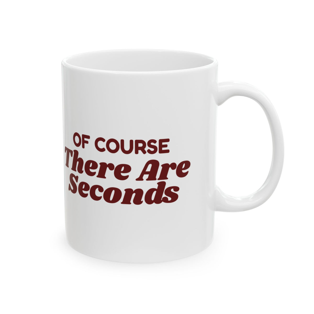 Funny Christmas Host Coffee Mug Of Course There Are Seconds