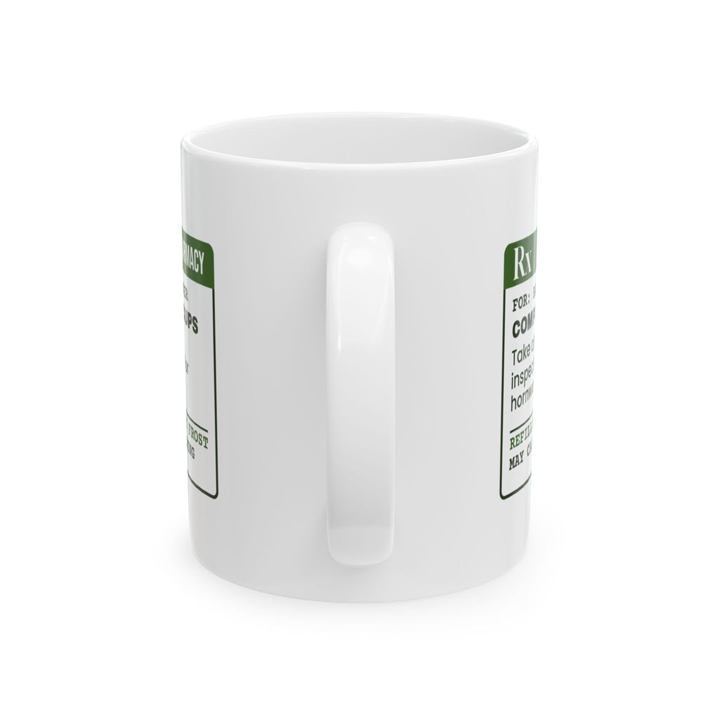 Funny Gardening Coffee Mug Compost Tea Prescription For Gardeners