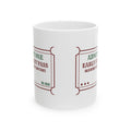 Funny Introvert Christmas Party Coffee Mug Early Exit Pass Ticket
