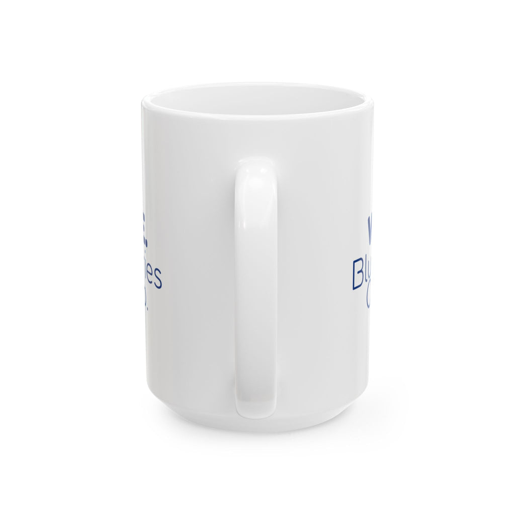 Funny Fourth Of July Coffee Mug Red White Blueberries For Host