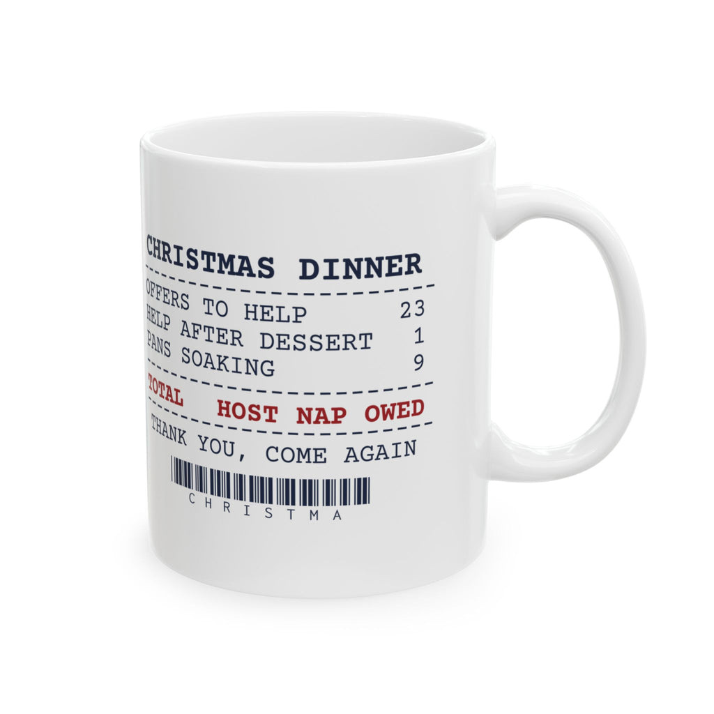 Funny Christmas Host Coffee Mug Offers To Help 23 Receipt For Hosts