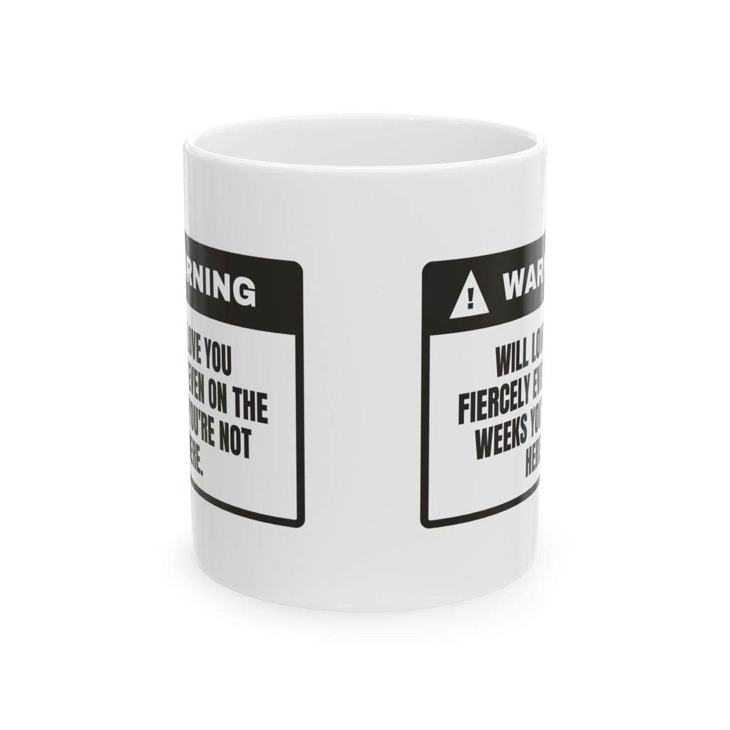 Bonus Mom Coffee Mug Warning Loves You Anyway