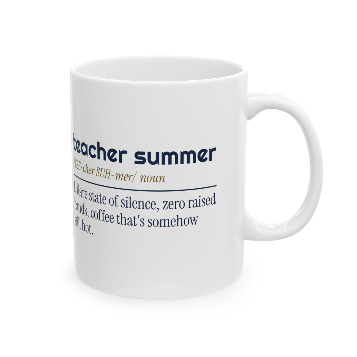 Funny Teacher Summer Dictionary Coffee Mug For Teachers