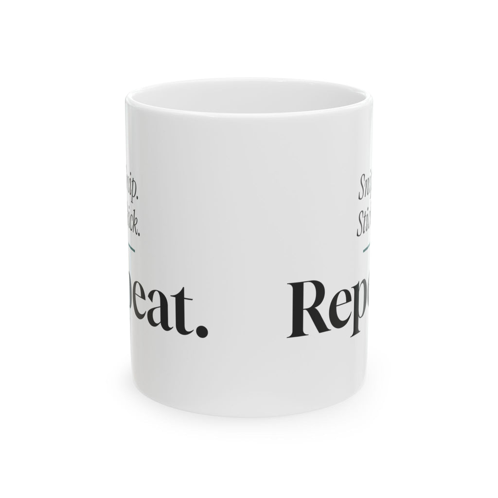 Scrapbooking Coffee Mug Snip Stick Repeat