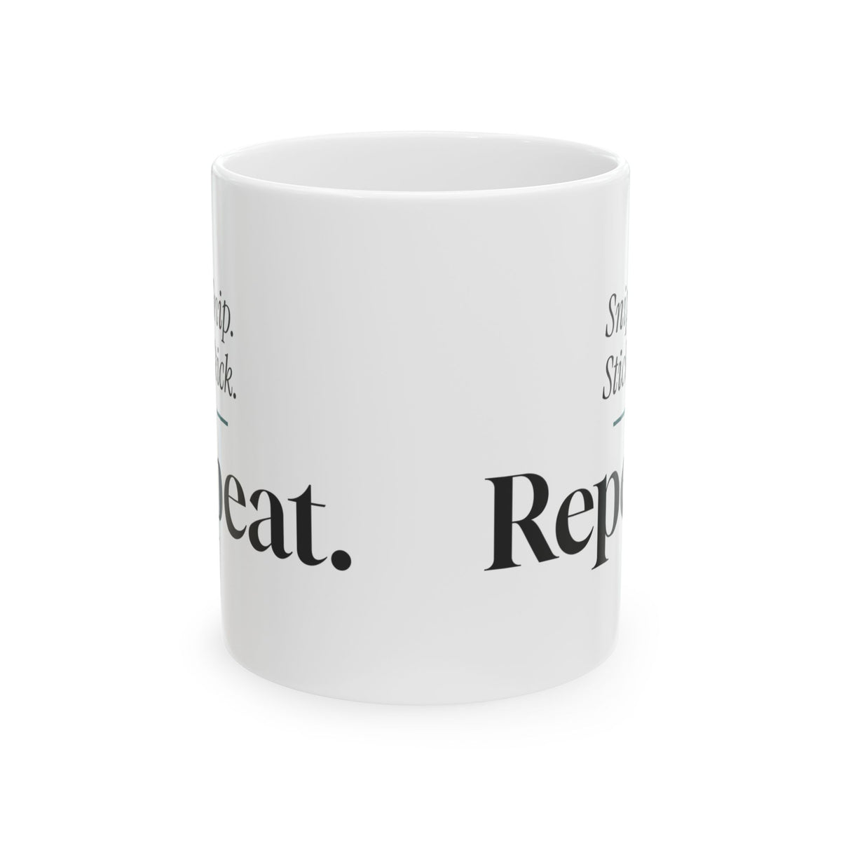 Scrapbooking Coffee Mug Snip Stick Repeat