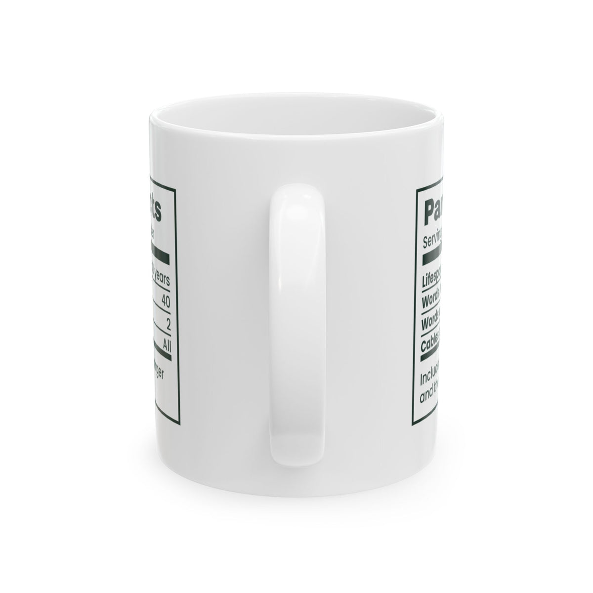 Funny Parrot Mug Knows Forty Words Uses Two Parrot Facts For Bird Owners