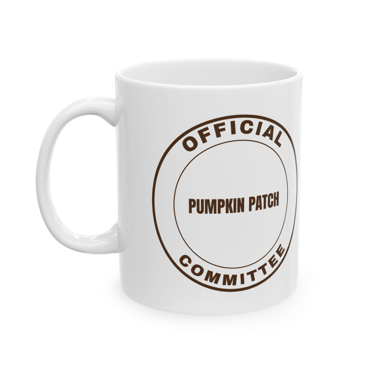 Official Pumpkin Patch Committee Coffee Mug, Funny Fall