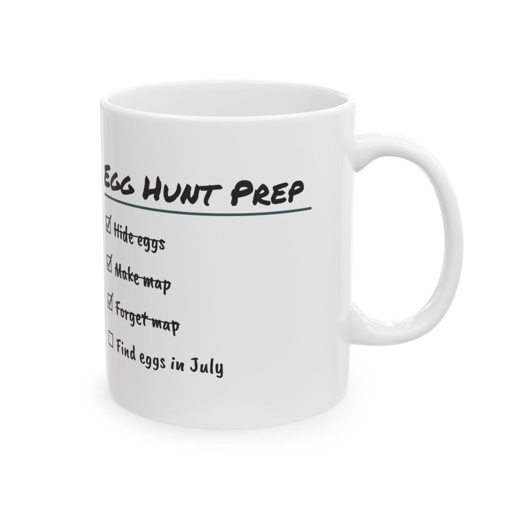 Funny Egg Hunt Coffee Mug Checklist For Parents Dad Mom