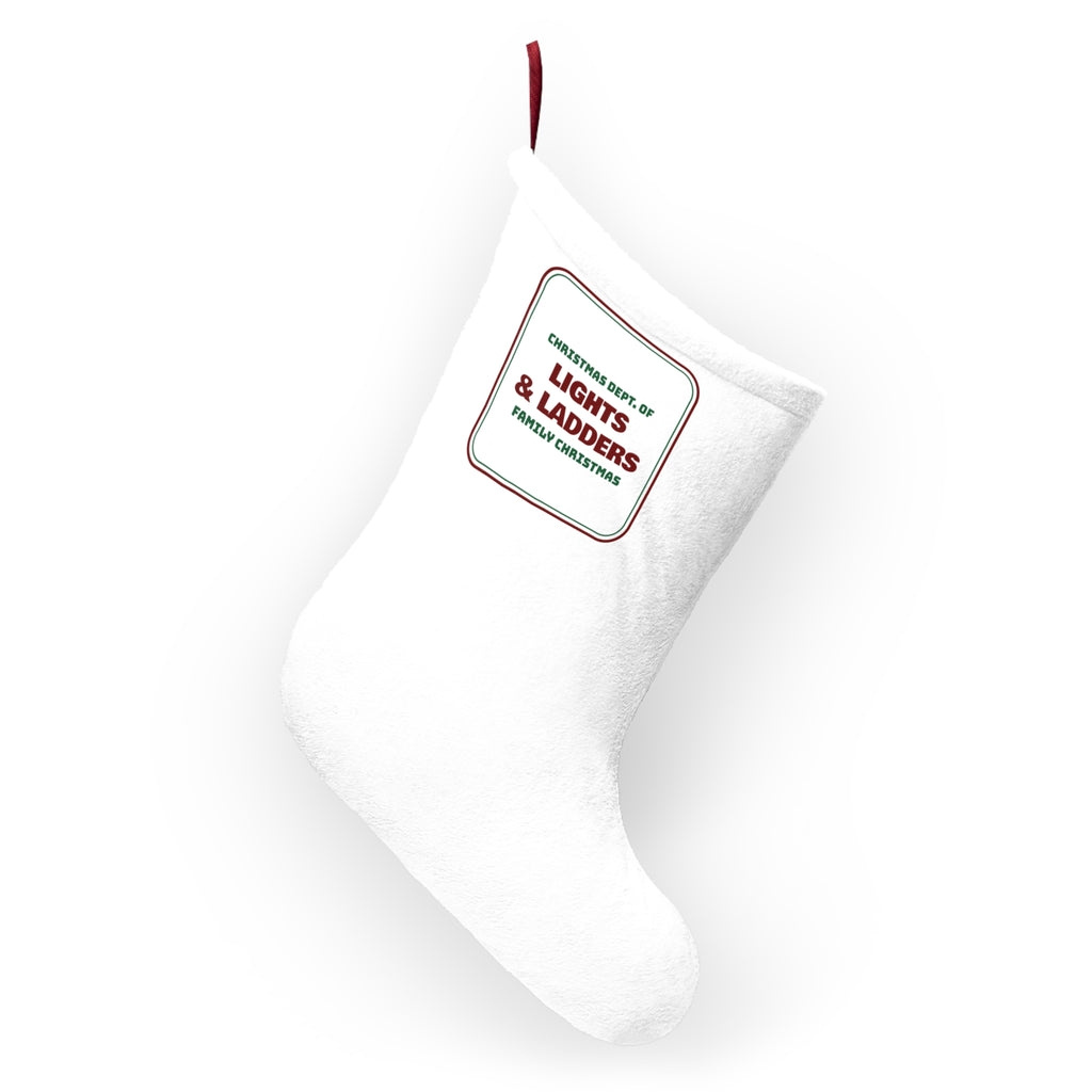 Funny Family Christmas Stocking Dept Of Tangled Lights Matching