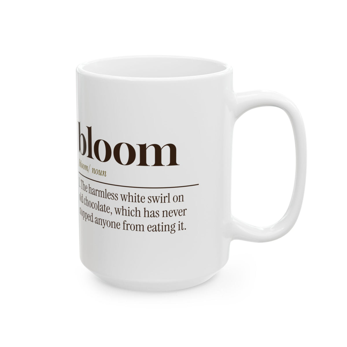 Funny Chocolate Coffee Mug Bloom Definition For Chocolate Lovers