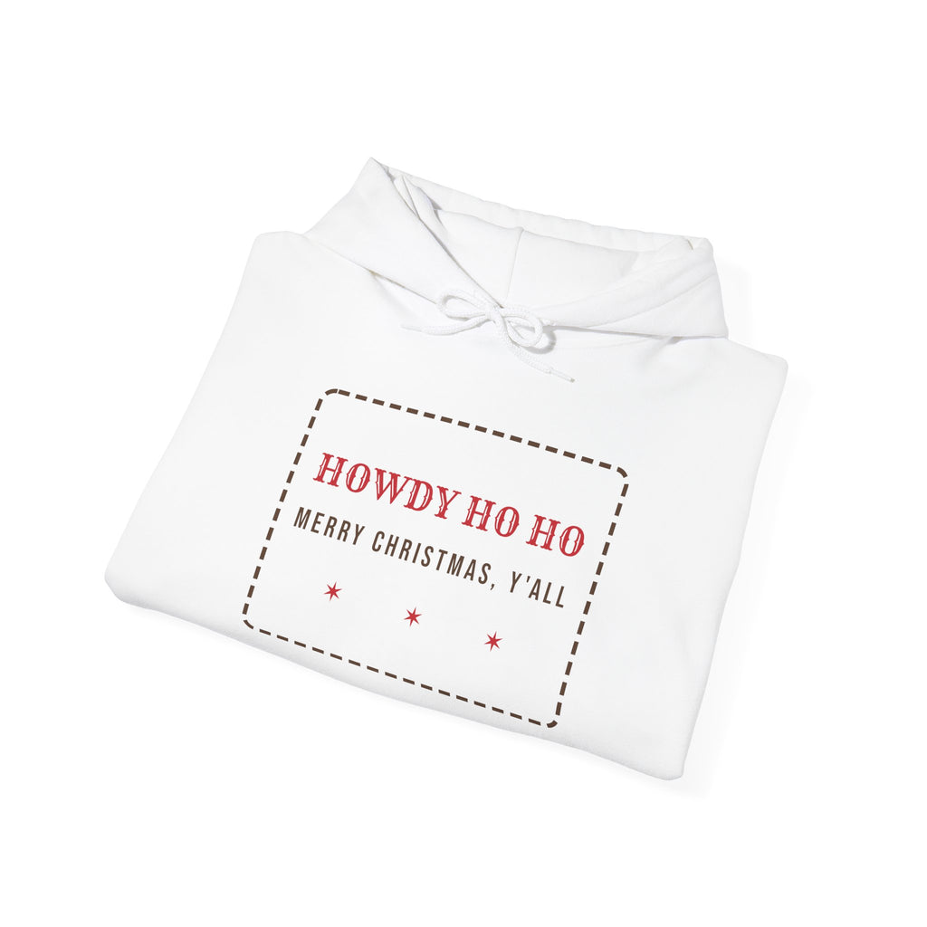 Funny Western Christmas Hoodie Howdy Ho Ho