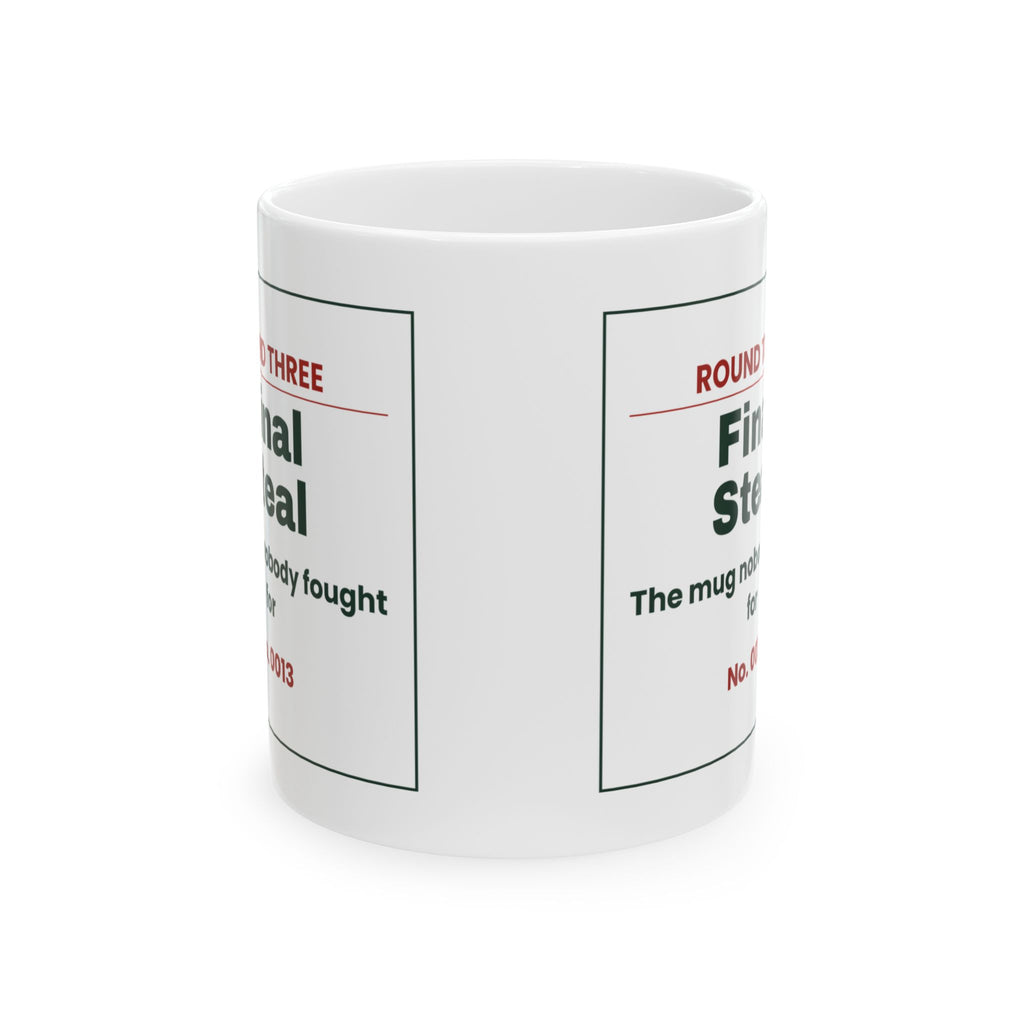 Funny White Elephant Coffee Mug Final Steal Ticket For Gift Swaps