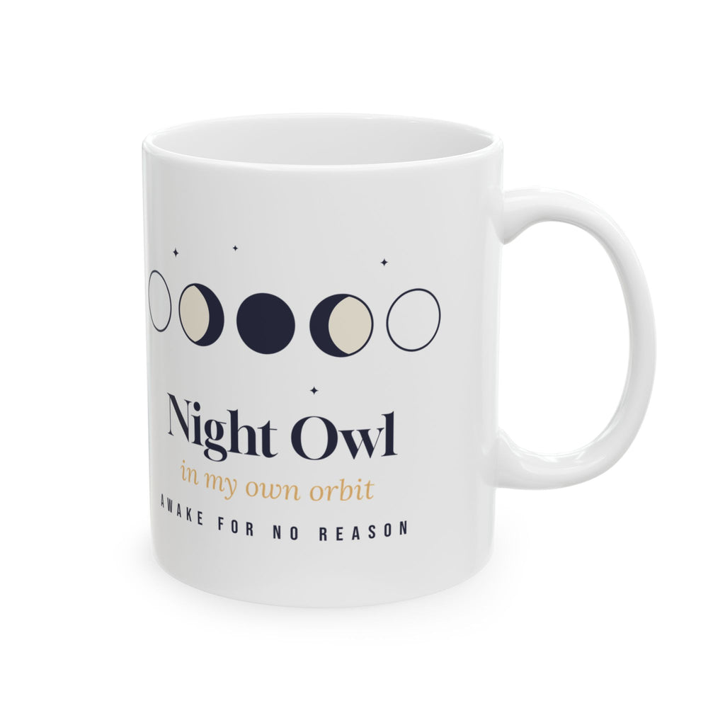 Night Owl Coffee Mug In My Own Orbit Moon Phases