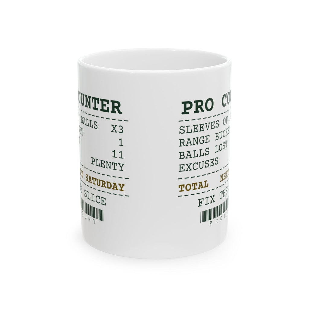 Funny Golf Coffee Mug Balls Lost 11 Excuses Plenty Receipt