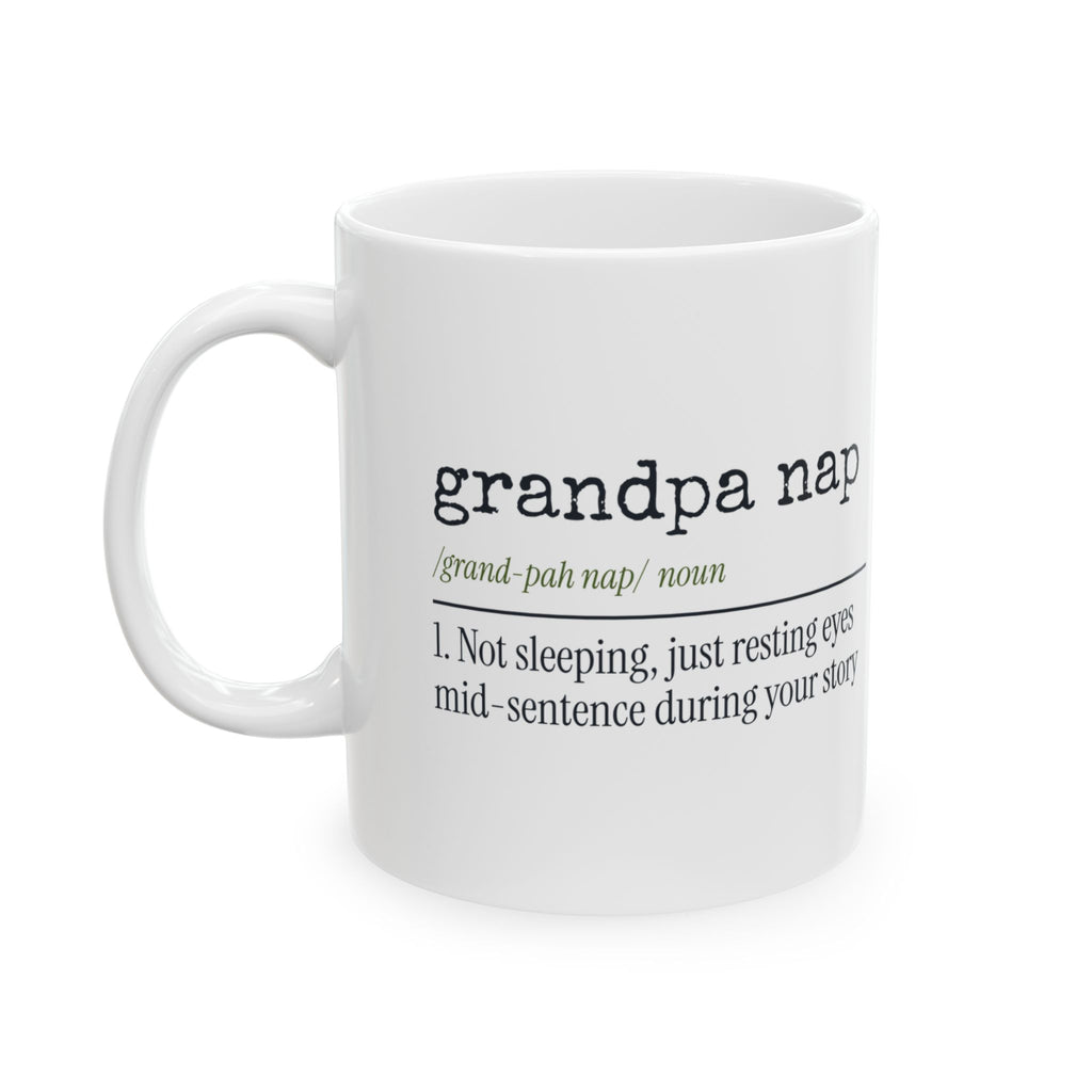 Funny Grandpa Nap Dictionary Coffee Mug For Grandpa