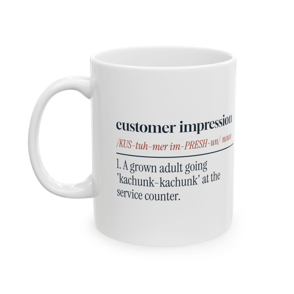 Funny Mechanic Coffee Mug Customer Impression Definition For Mechanics
