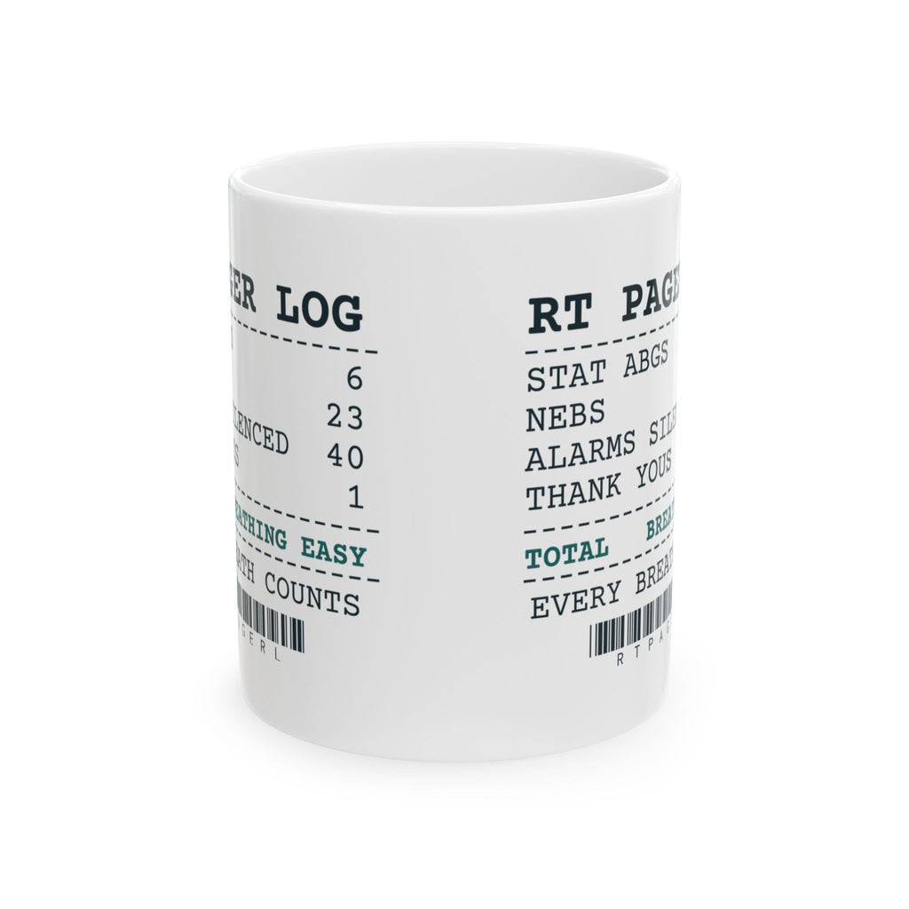 Funny Respiratory Therapist Coffee Mug RT Pager Log Alarms Silenced 40
