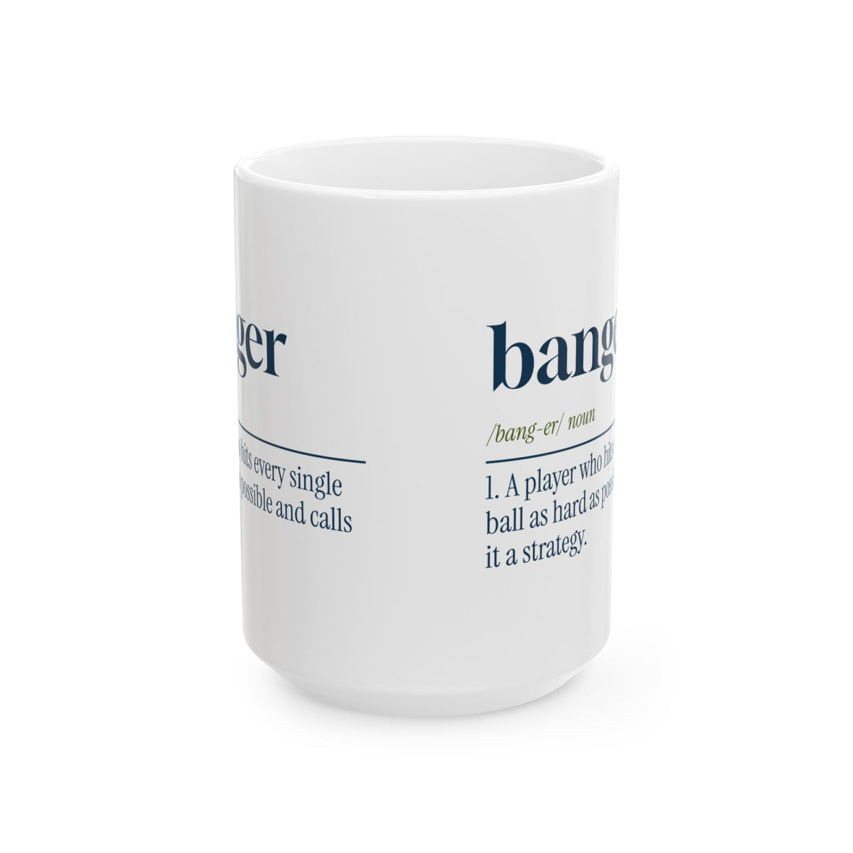 Funny Pickleball Coffee Mug Banger Definition For Pickleball Players