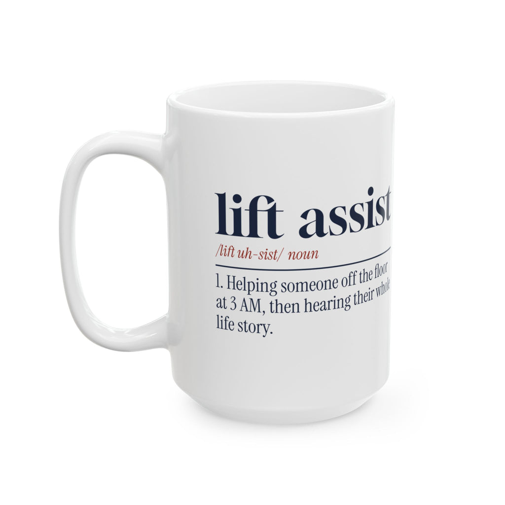 Funny Paramedic Coffee Mug Lift Assist Dictionary Definition For EMS
