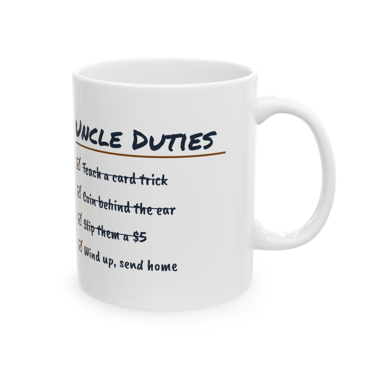 Funny Uncle Mug Wind Them Up Send Them Home Checklist For Uncles
