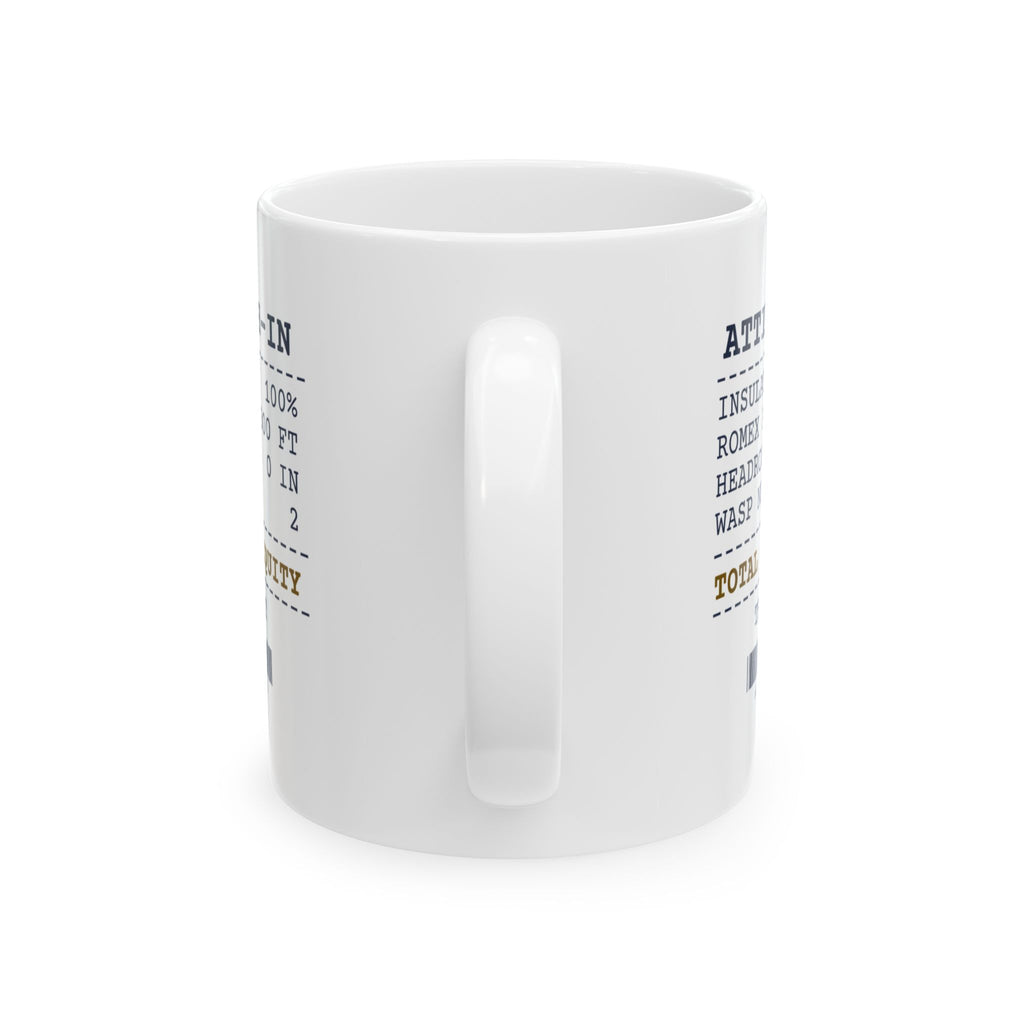 Funny Electrician Coffee Mug Attic Rough-In Receipt For Electricians