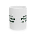 Funny Christmas Family Coffee Mug Most Likely To Play Carols In October