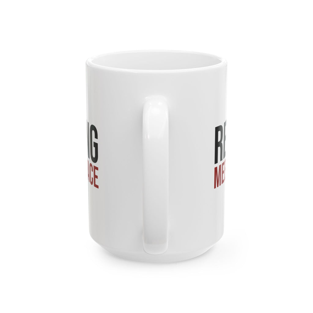 Funny Coffee Mug Resting Meeting Face Sarcastic For Office