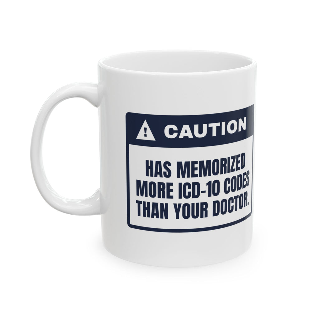 Medical Coder Coffee Mug Knows More Codes Than