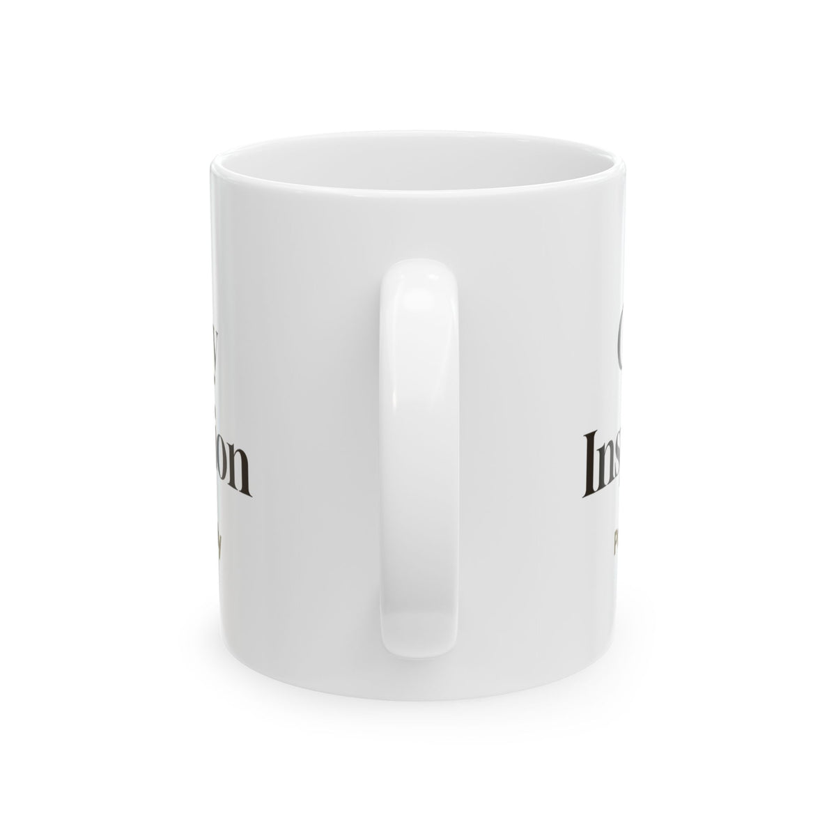 Funny Easter Candy Inspection Sign Coffee Mug For Parents