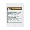Funny Christmas Throw Blanket Pajama Day 24hr Prescription For Families