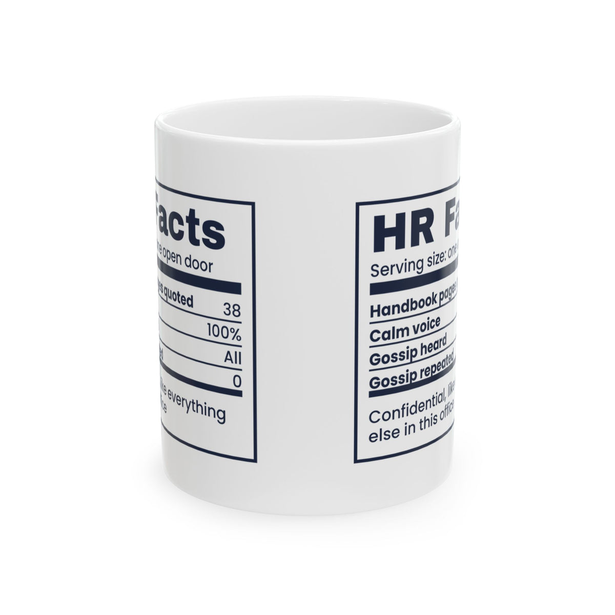 Funny Human Resources Mug HR Facts Gossip Heard All For HR Managers