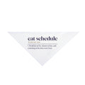 Funny Cat Mom Dog Bandana Cat Schedule Dictionary Definition