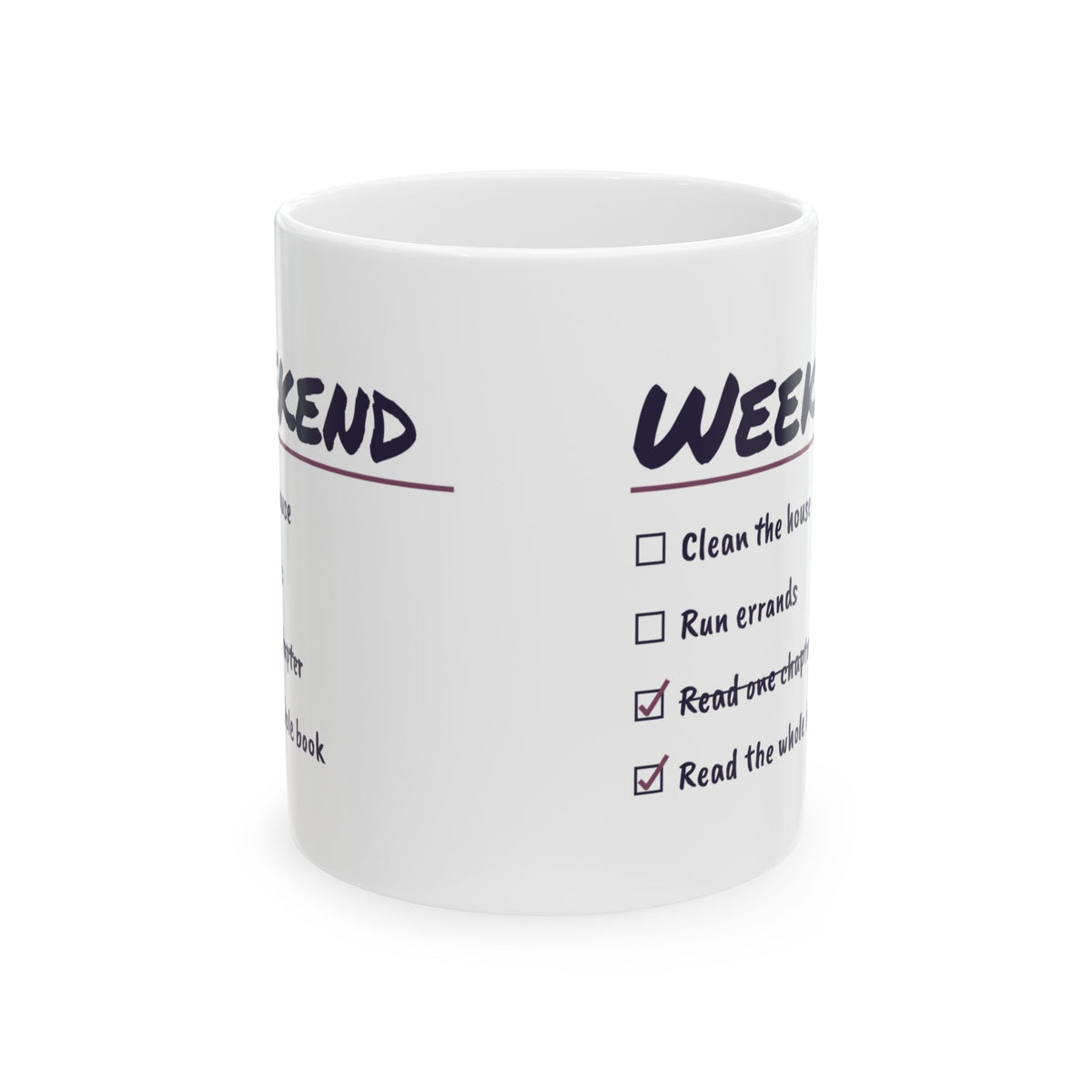 Funny Book Lover Coffee Mug Read One Chapter Read The Whole Book
