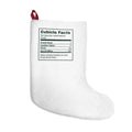 Funny Christmas Stocking Cubicle Facts Label For Coworkers