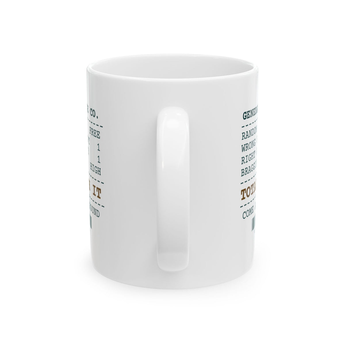 Trivia Coffee Mug General Knowledge Receipt For Dad
