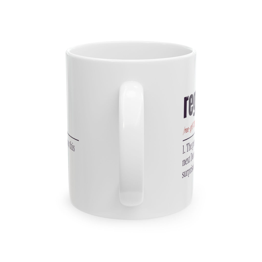 Funny White Elephant Coffee Mug Regiftee Definition For Gift Swaps